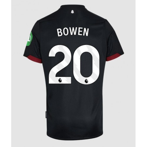 Fotballdrakt Herre West Ham United Jarrod Bowen #20 Bortedrakt 2024-25 Kortermet